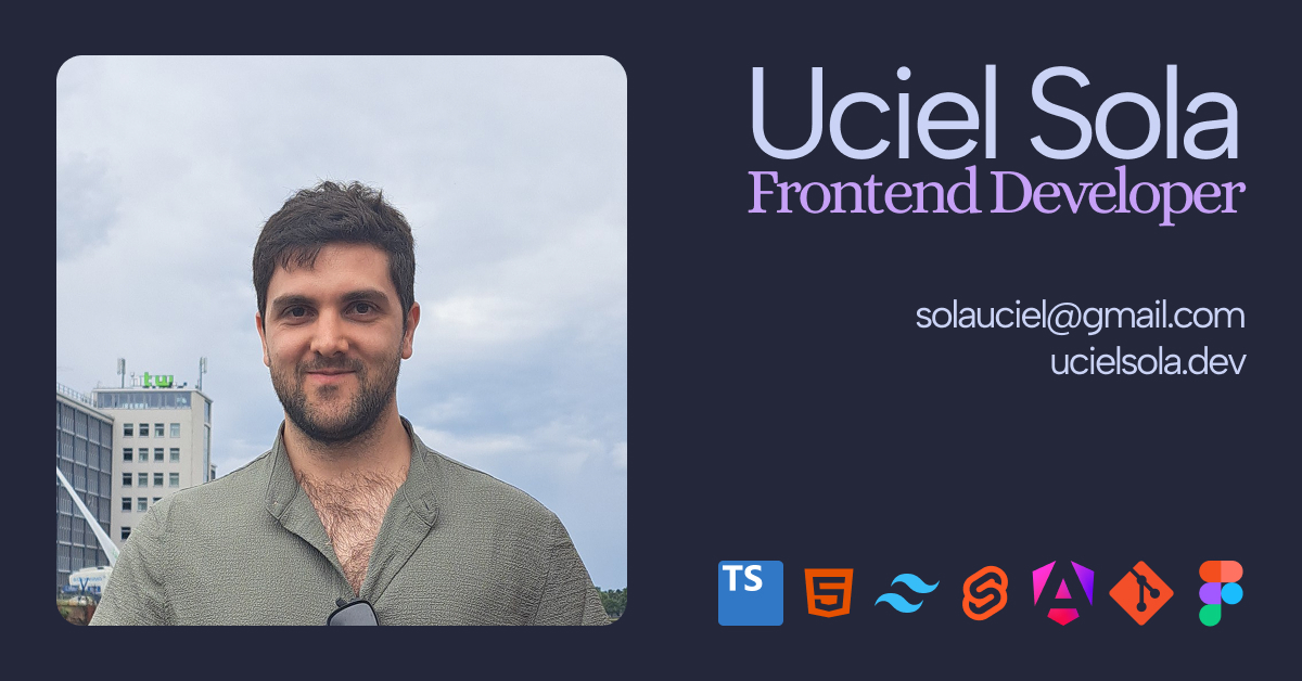 Uciel Sola | Software Developer Portfolio